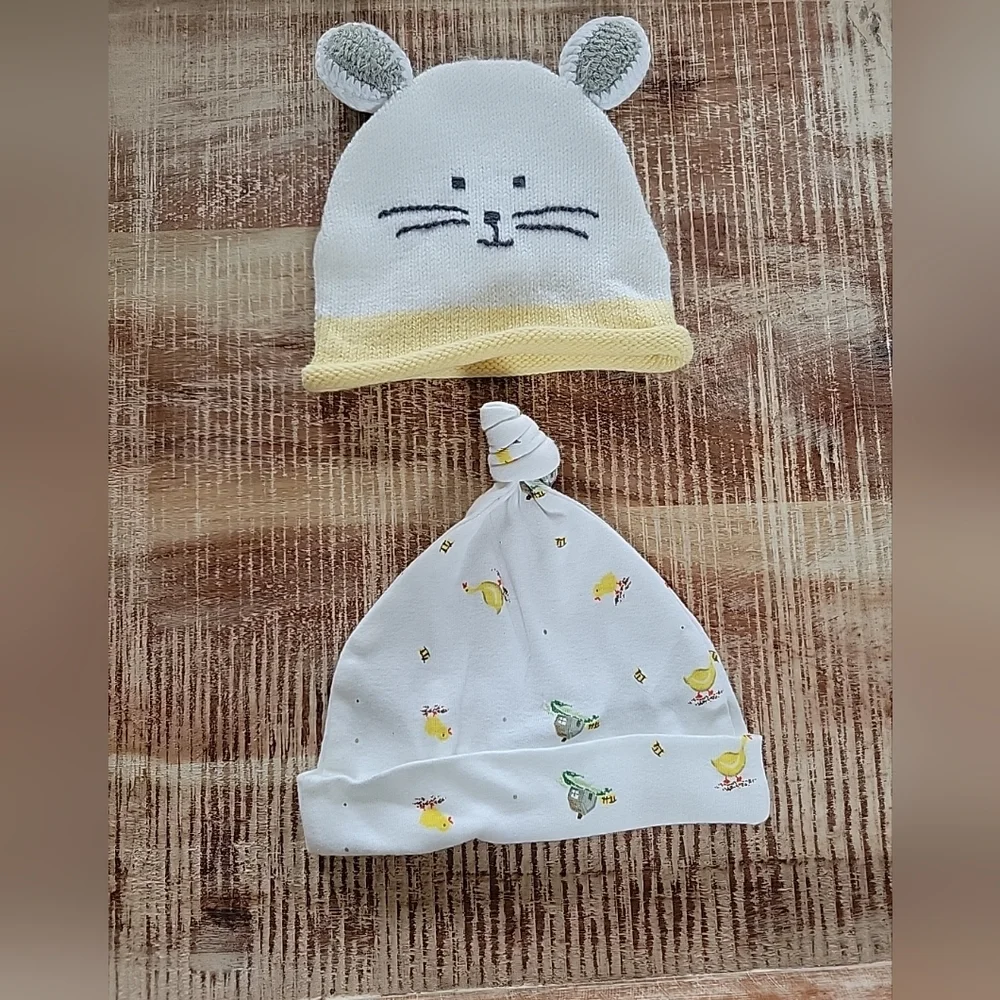 Gap Baby Gap Animal Themed Unisex‎ 0-3 Month Hats